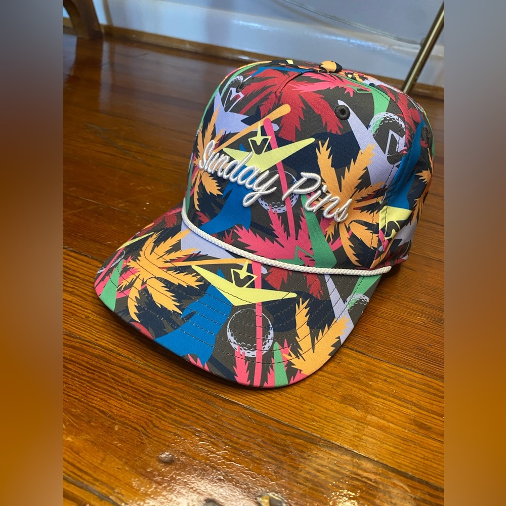NWOT Adidas Sunday Pins limited edition SnapBack hat - golf hat